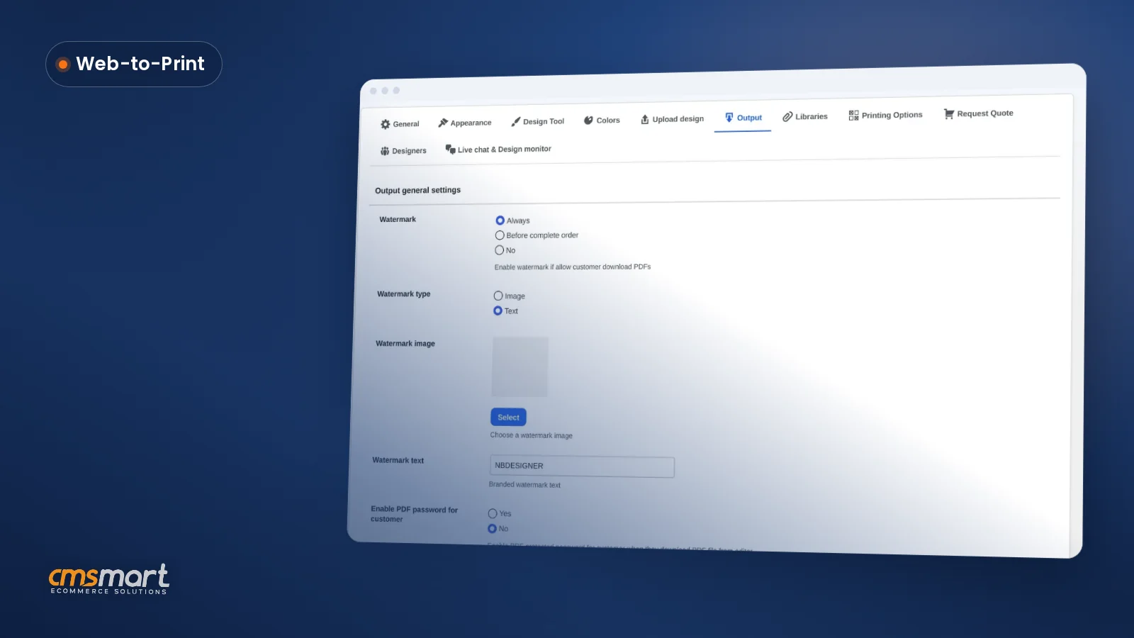 Print Ready PDF Output Settings WooCommerce Setup