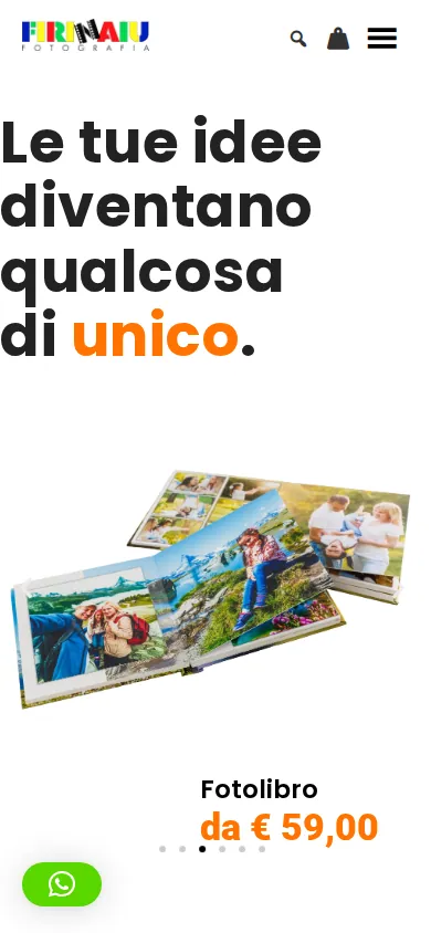 Home page of Business Transformation for Enhanced Print Ordering and Personalization on a phone