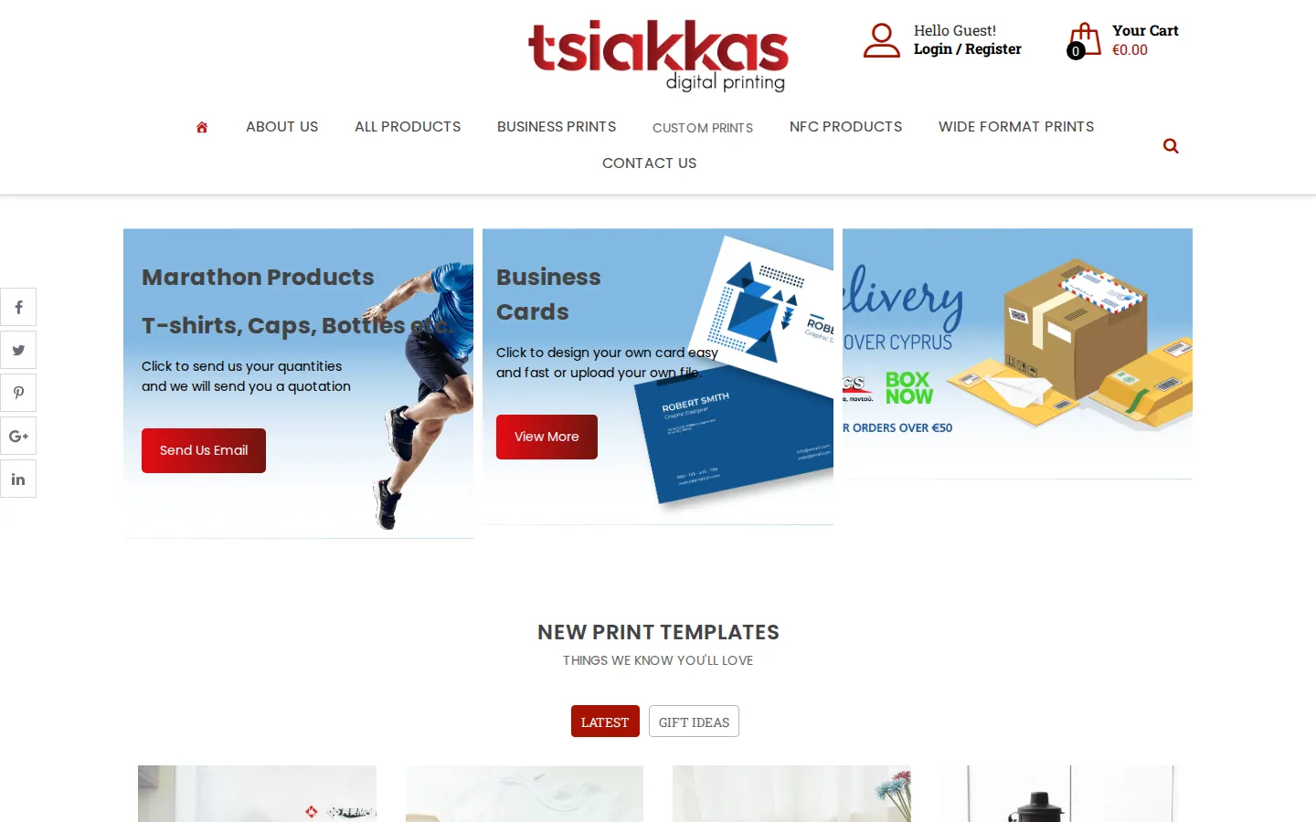 Enhanced Online Ordering for Print and Design Services