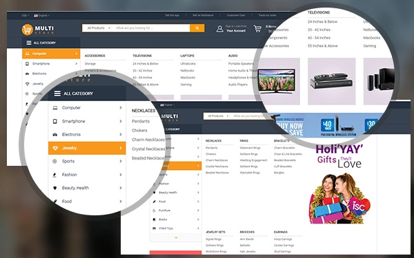 WooCommerce Mega Menu
