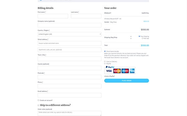 WooCommerce One Step Check Out