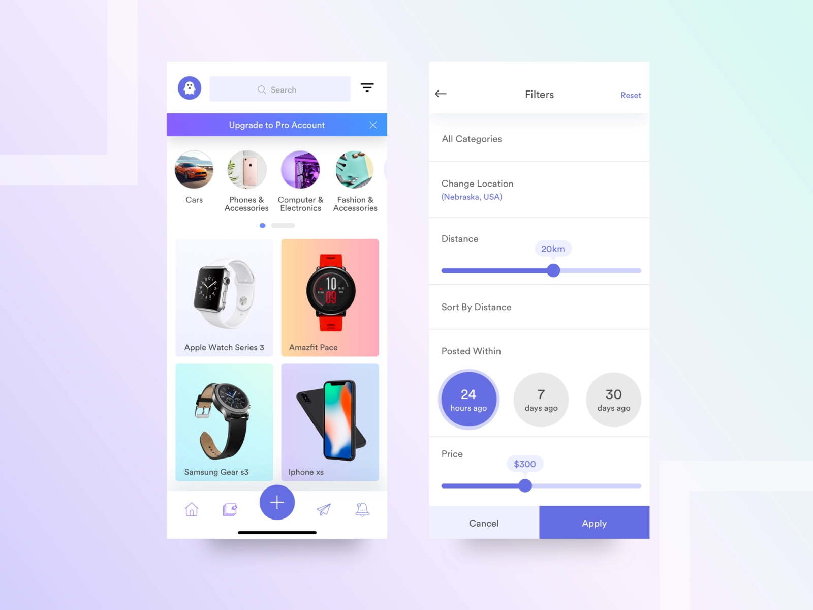 Ecommerce Mobile functionality developing